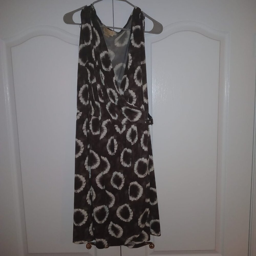 MICHAEL KORS Boho Print Maxi Wrap Dress 2X - Gorgeous & Like New!
